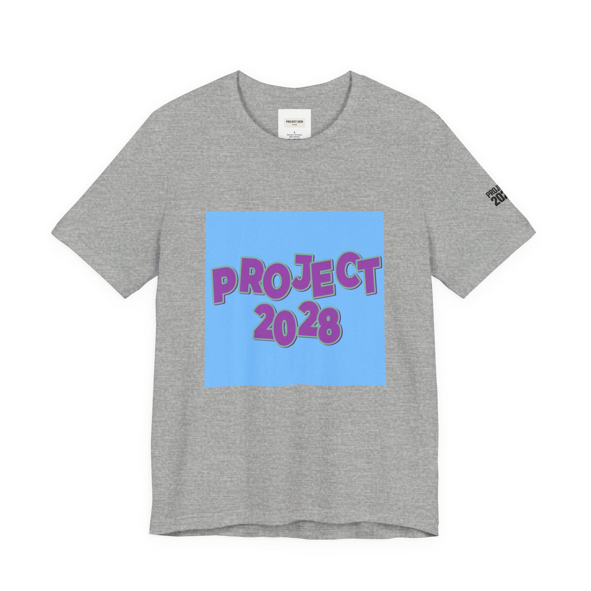 Project 2028 Tee — 'Democracy Isn’t Automatic' Political Campaign T‑Shirt - Make a Statement Without Saying a Word!