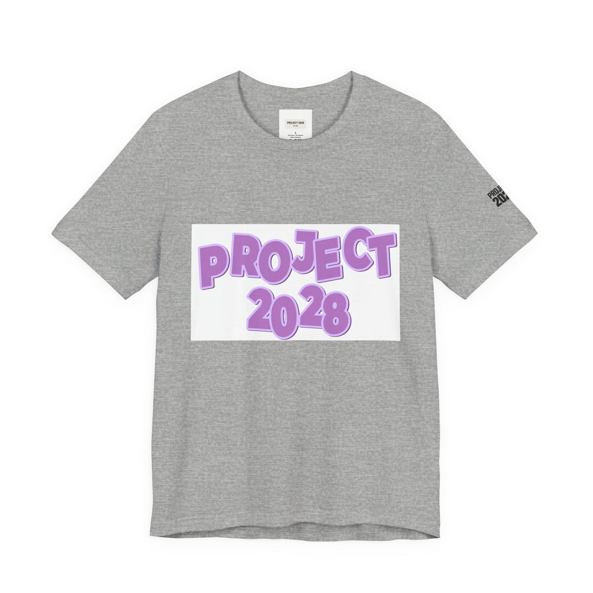 Project 2028 T-Shirt — “Democracy Isn’t Automatic” Political Activism Tee - Make a Statement Without Saying a Word!