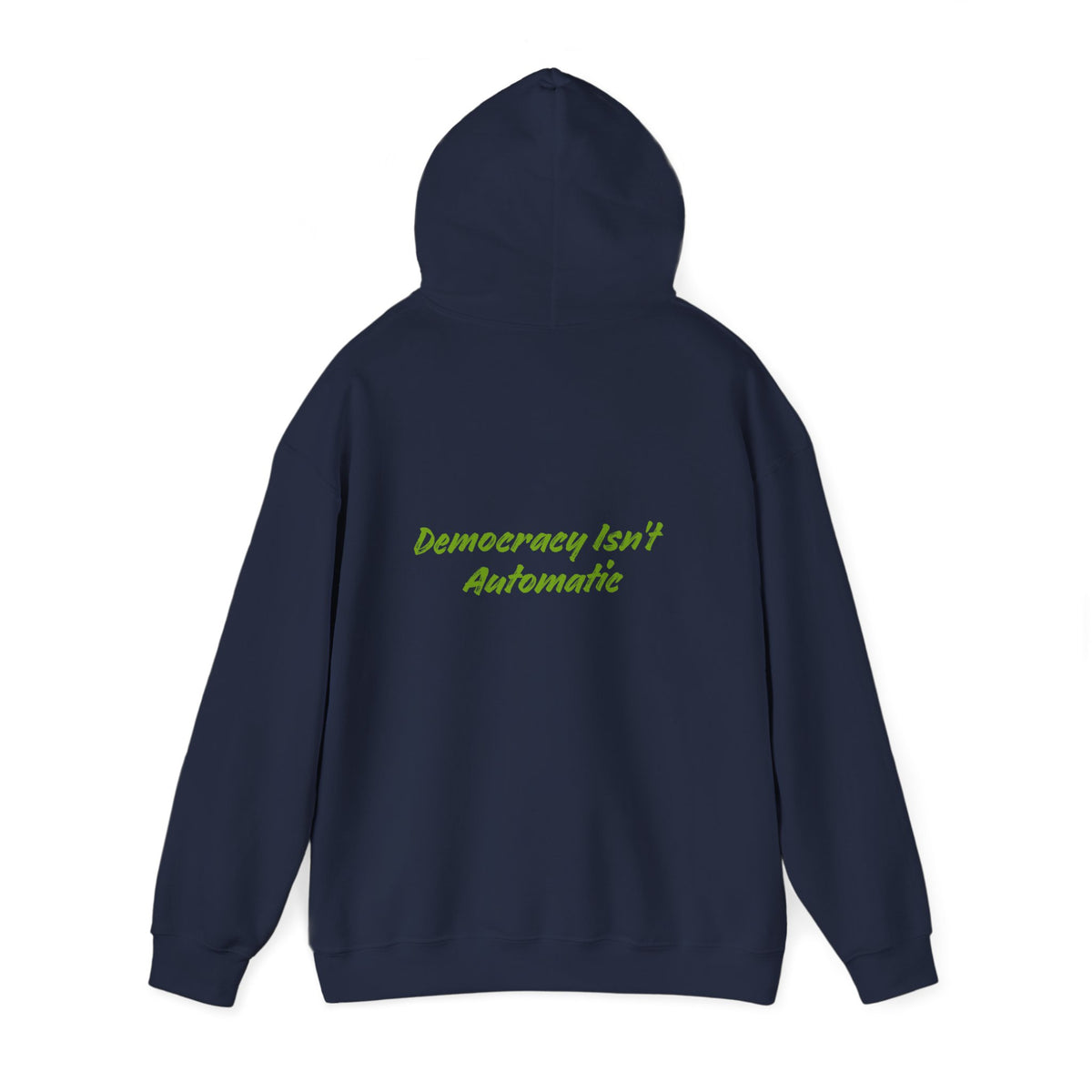 Protect Democracy Project 2023 Hoodie | Democracy Isn't Automatic