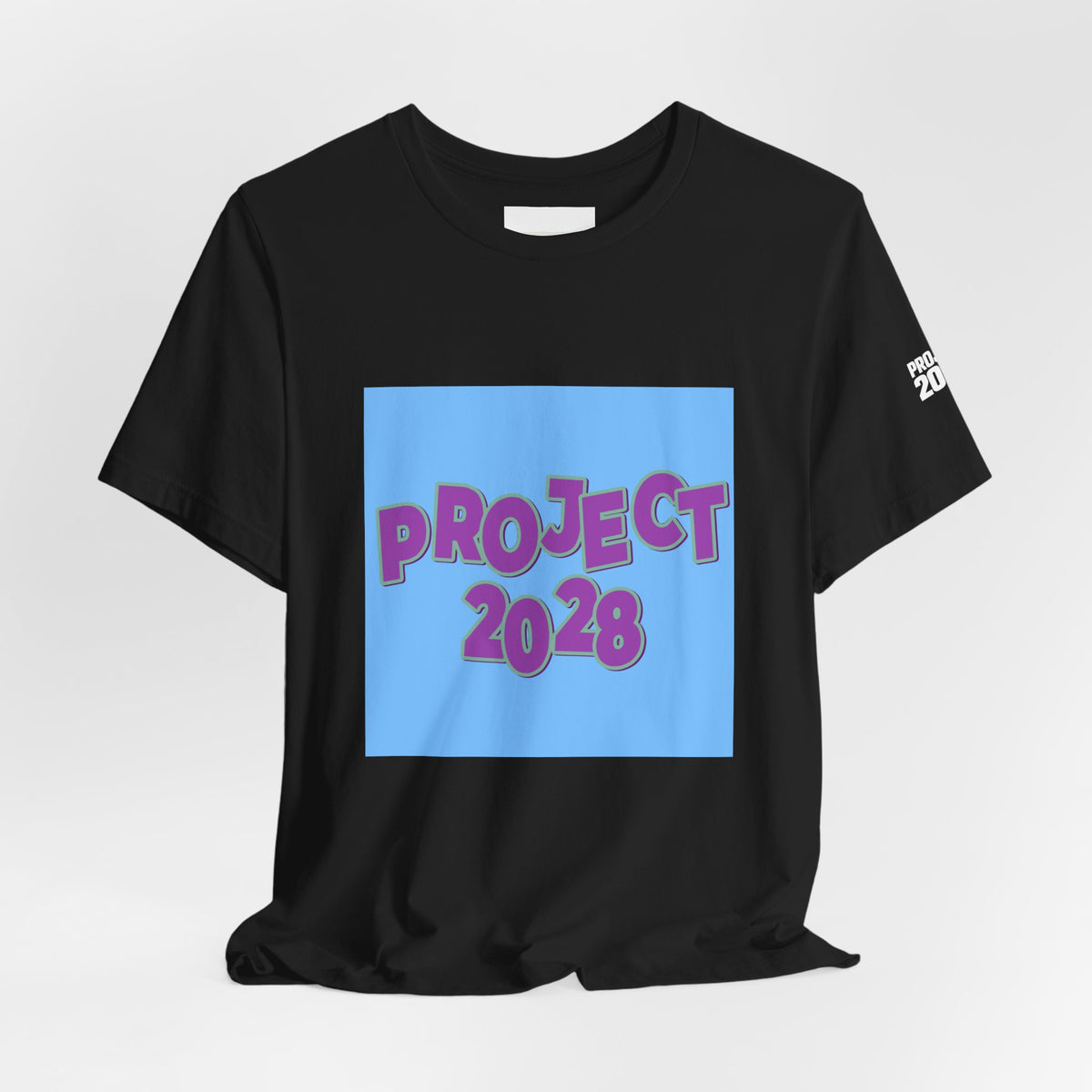 Project 2028 Tee — 'Democracy Isn’t Automatic' Political Campaign T‑Shirt - Make a Statement Without Saying a Word!