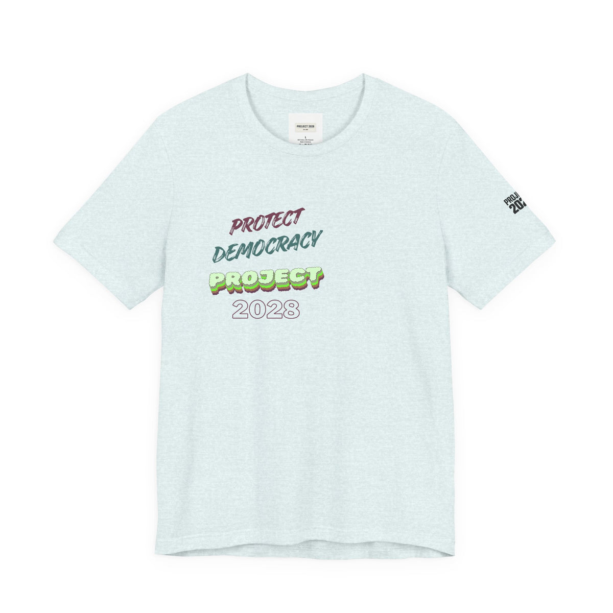 Protect Democracy Project 2023 Tee — "Democracy Isn't Automatic" Graphic T‑Shirt - Make a Statement Without Saying a Word!