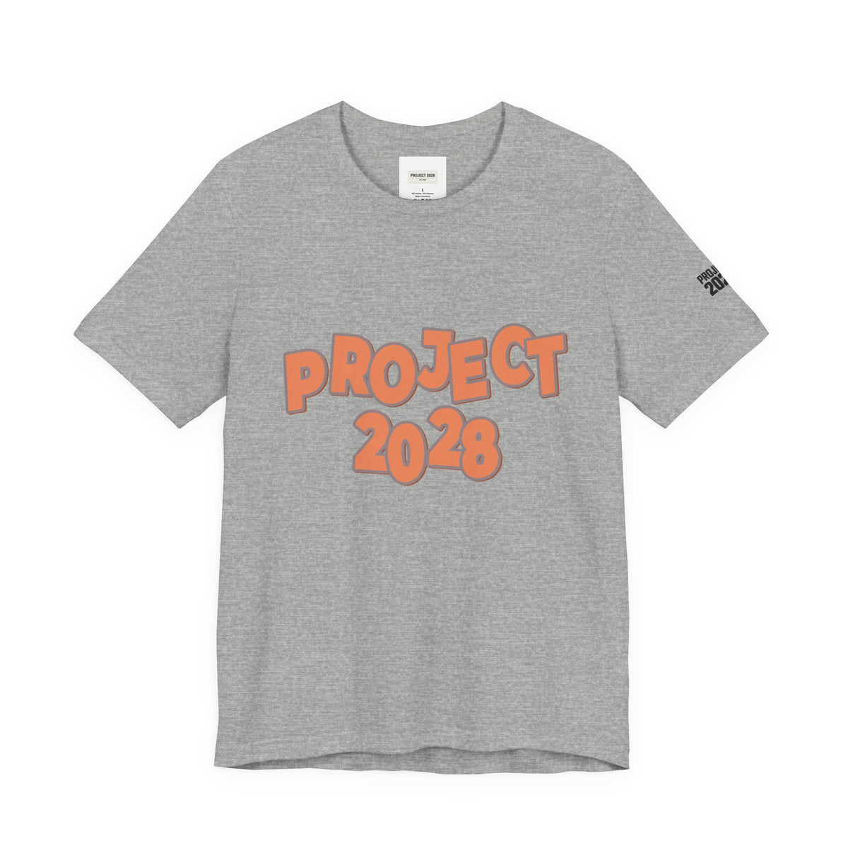 Project 2028 T‑Shirt — “Democracy Isn’t Automatic” Political Campaign Tee - Make a Statement Without Saying a Word!