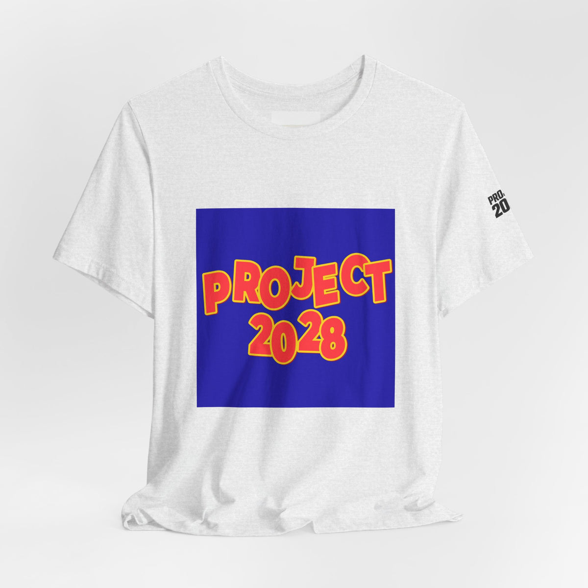 Project 2028 T-Shirt — "Democracy Isn't Automatic" Political Campaign Tee - Make a Statement Without Saying a Word!