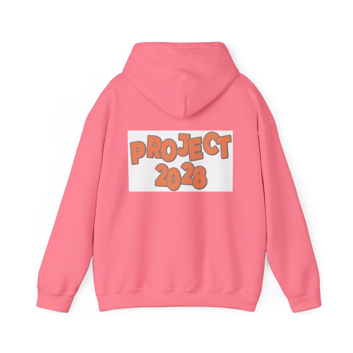 Project 2028 Hoodie | Retro Bubble Letter Design