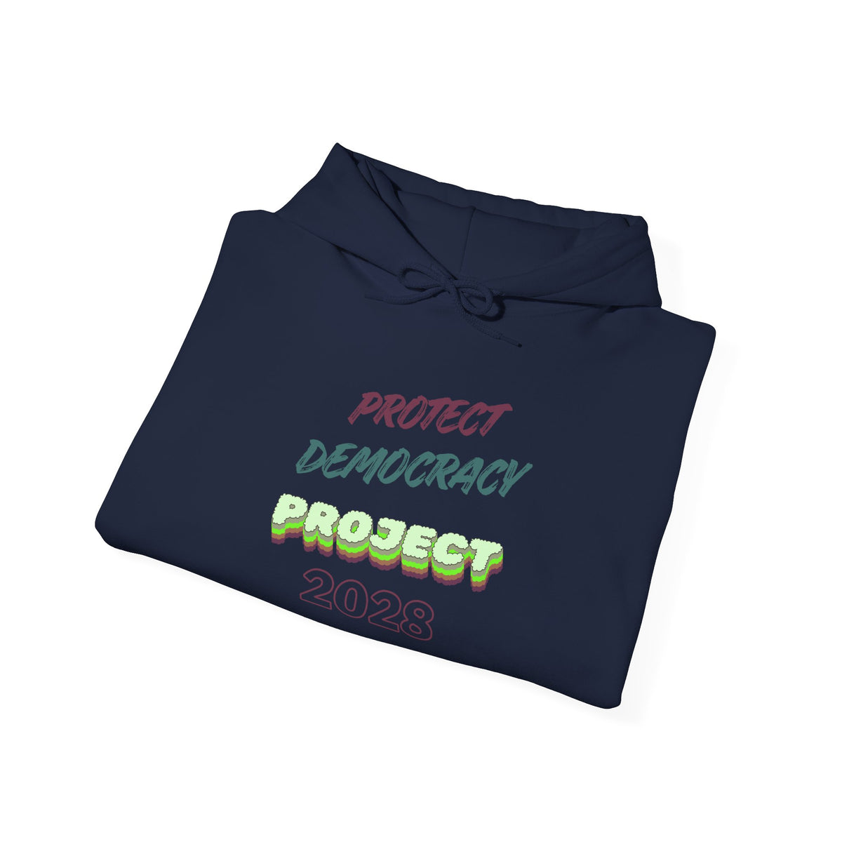 Protect Democracy Project 2023 Hoodie | Democracy Isn't Automatic