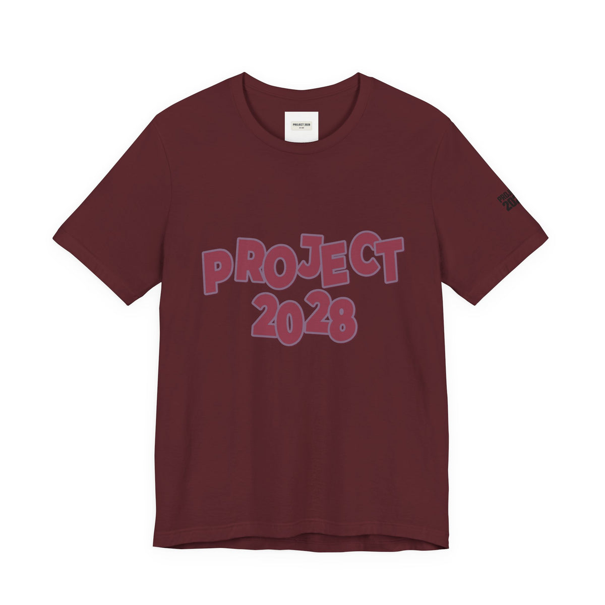 Project 2028 Tee — "Democracy Isn’t Automatic" Political Statement T-Shirt - Make a Statement Without Saying a Word!