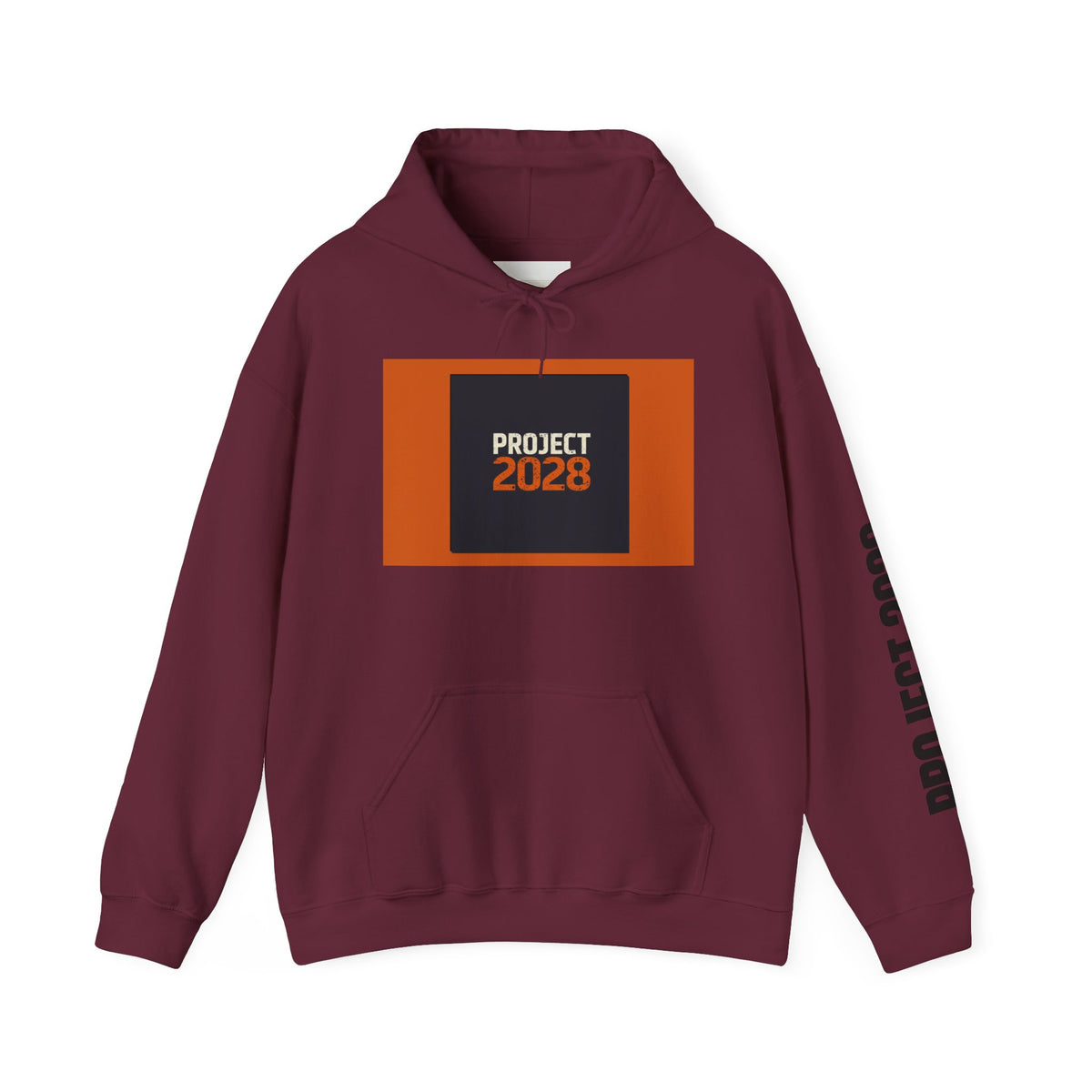 Project 2108 Graphic Hoodie | Democracy Isn't Automatic Back Print