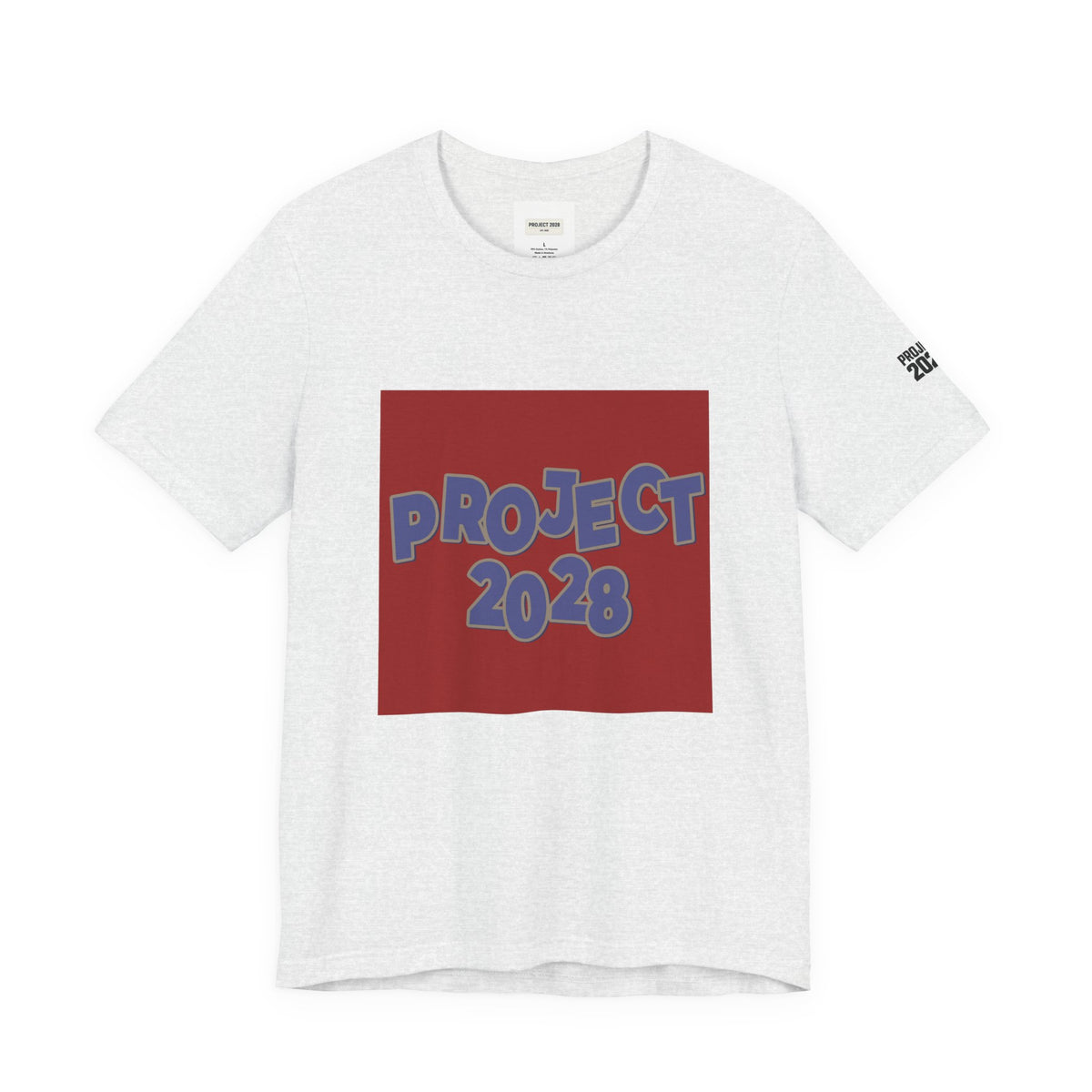 Project 2028 Tee — "Democracy Isn't Automatic" Political Campaign T‑Shirt - Make a Statement Without Saying a Word!