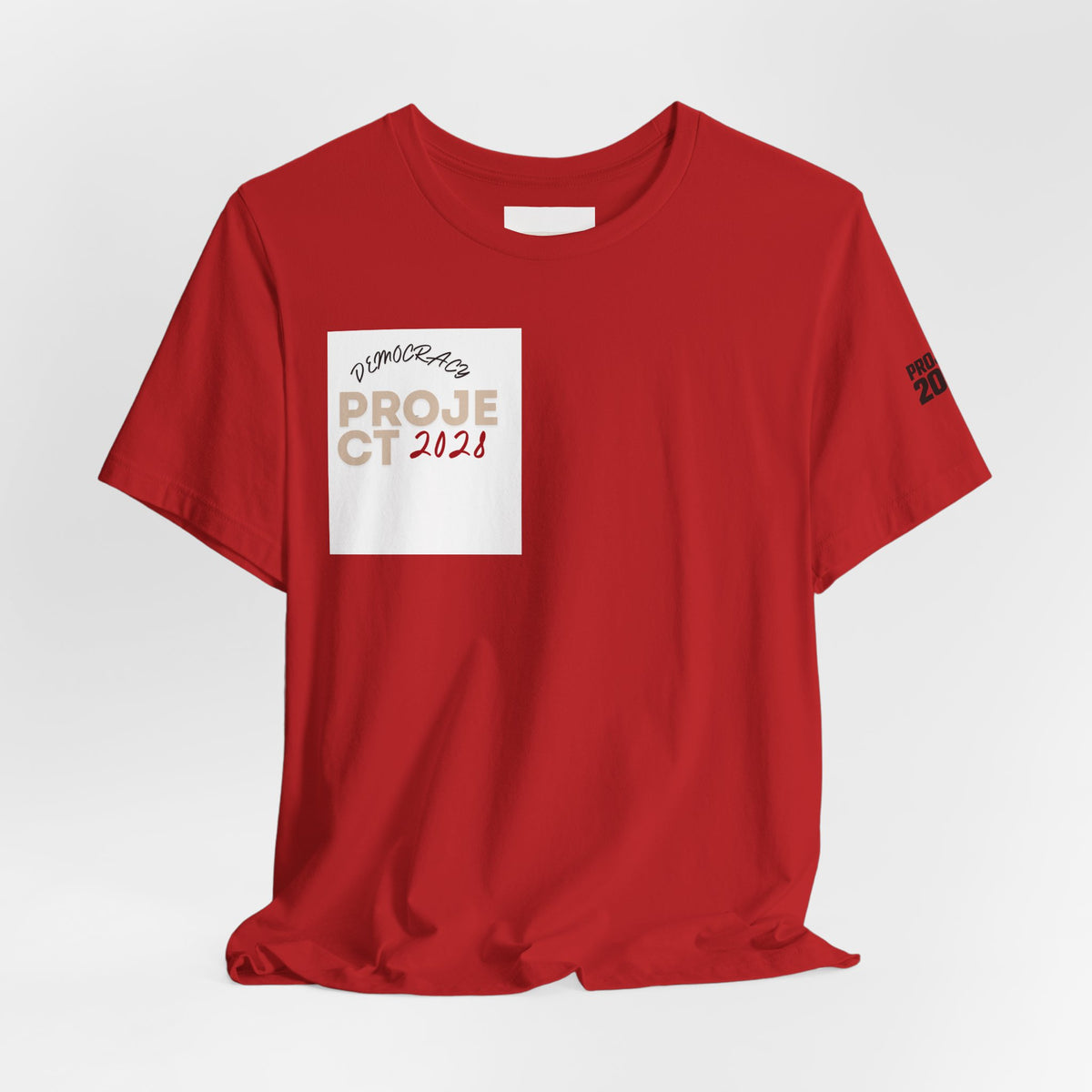 Project 2021 Tee — 'Democracy Isn't Automatic' Graphic Shirt - Make a Statement Without Saying a Word!