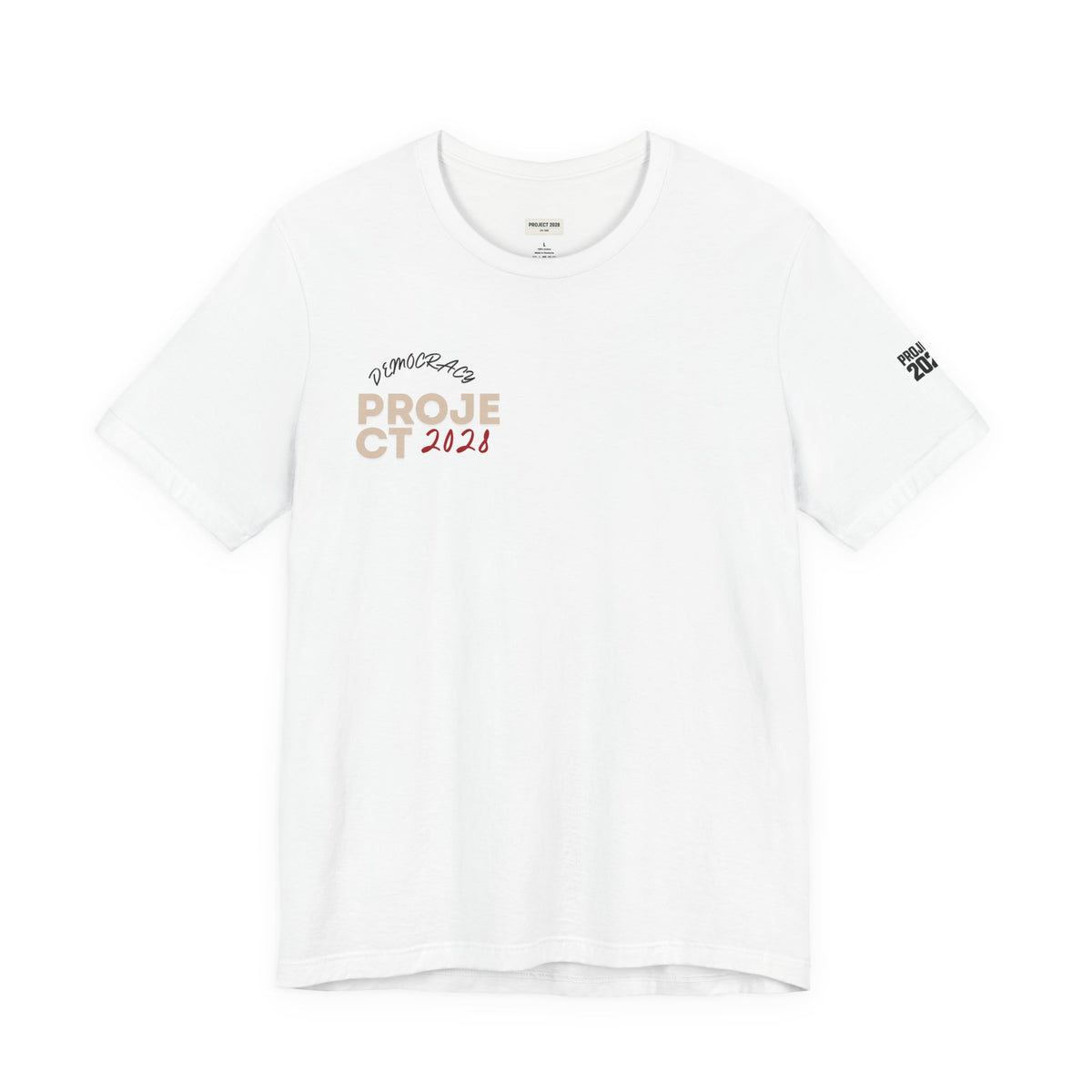 Project 2021 Tee — 'Democracy Isn't Automatic' Graphic Shirt - Make a Statement Without Saying a Word!