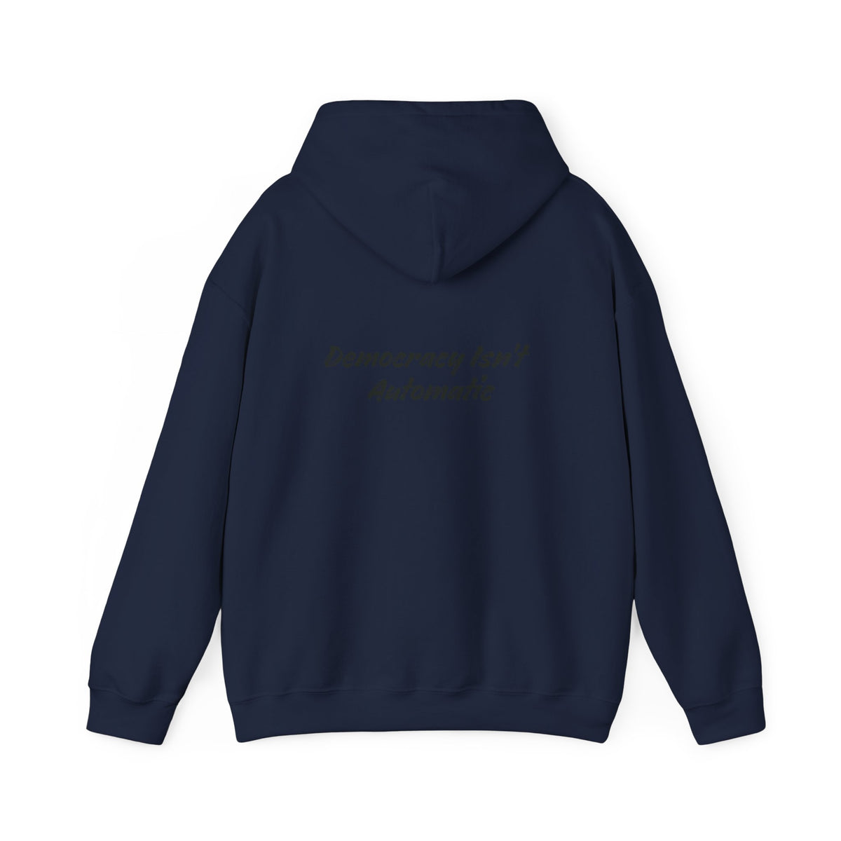 Protect Democracy Project 2028 Hoodie | democracy text design