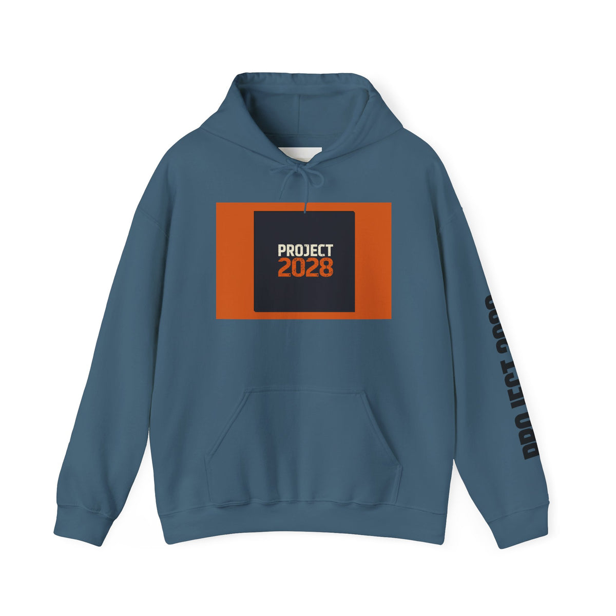 Project 2108 Graphic Hoodie | Democracy Isn't Automatic Back Print