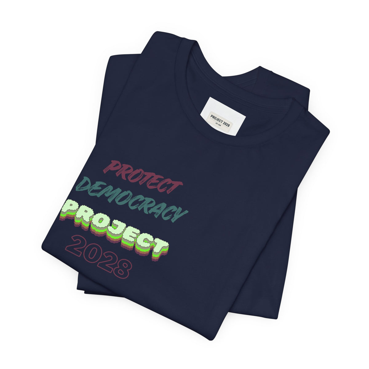 Protect Democracy Project 2023 Tee — "Democracy Isn't Automatic" Graphic T‑Shirt - Make a Statement Without Saying a Word!